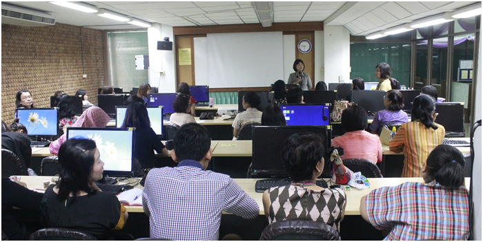 สำนักหอสมุดกลางจัดโครงการฝึกอบรมเชิงปฏิบัติการ เรื่อง "Milennium Circulation: การตรวจสอบทรัพยากรสารสนเทศห้องสมุดและข้อตกลงในการปฏิบัติงาน"