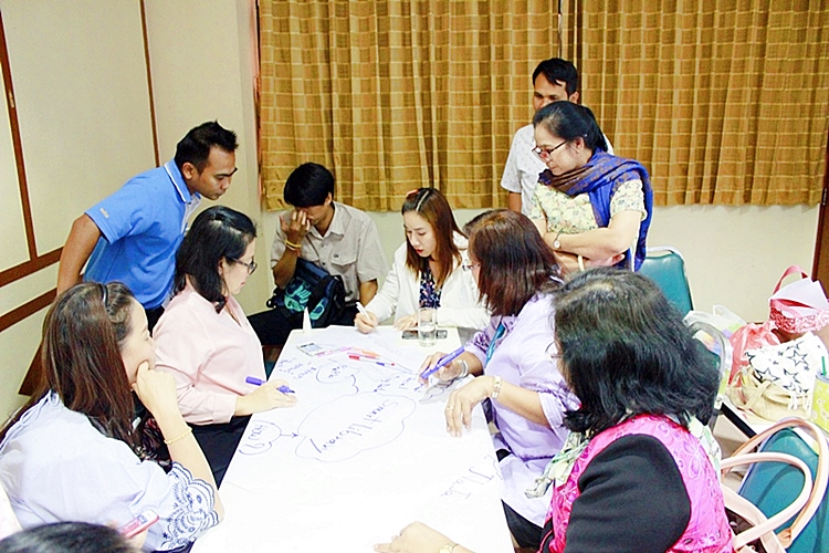 ภาพฝึกอบรมเชิงปฏิบัติการ กิจกรรม ที่ 2