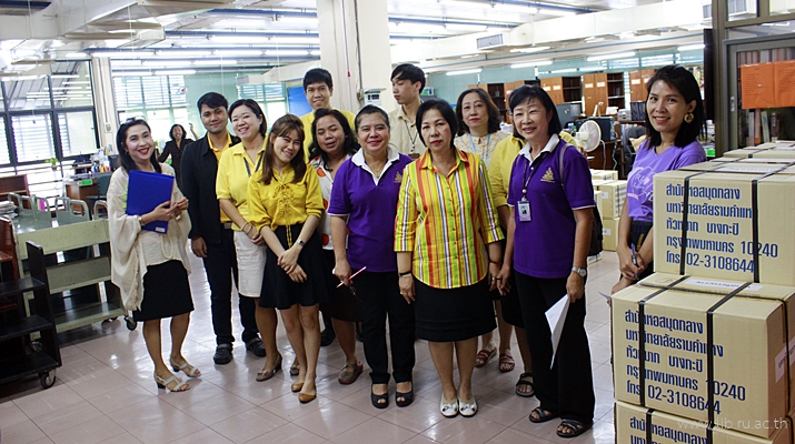 12 ก.ค. 2561 สำนักหอสมุดกลางทุกพื้นที่ รับการตรวจพื้นที่ 5 ส ครั้งที่ 1/2561