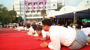 ภาพการแสดงถวายราชสักการะชุด "รำสดุดีพ่อขุนรามคำแหงมหาราช"
