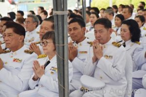 ภาพบุคลากรสำนักหอสมุดกลางร่วมกิจกรรมในงานวันพ่อขุนรามคำแหงมหาราช