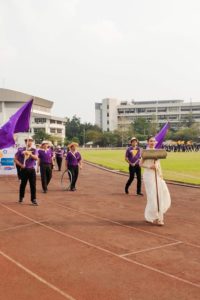 ภาพขบวนพาเหรด สก. ในพิธีเปิดฯ