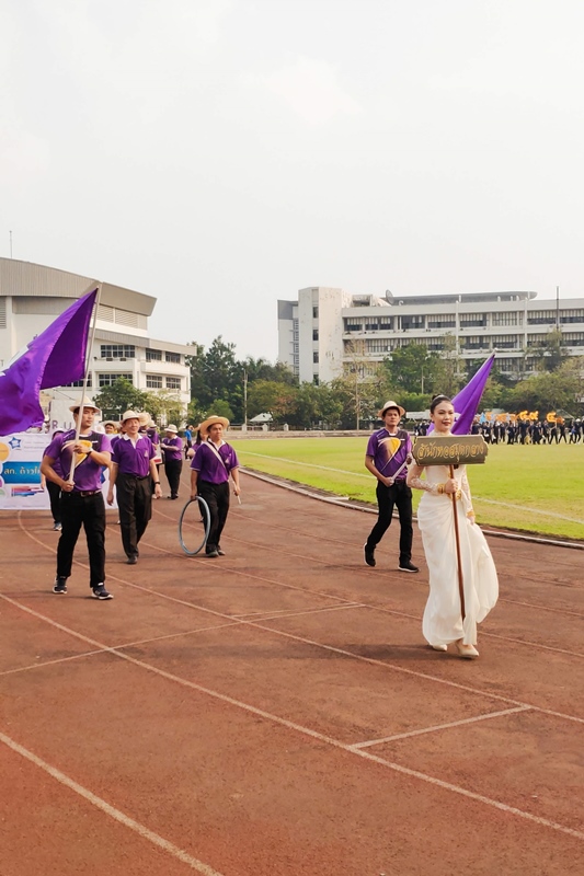 ภาพขบวนพาเหรด สก. ในพิธีเปิดฯ