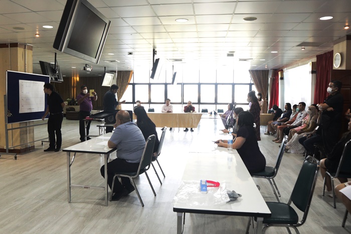 ภาพบรรยากาศการนับคะแนนเสียงสรรหาฯ ภาพบรรยากาศการนับคะแนนเสียงสรรหาฯ