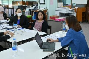 ภาพคุณฐิติรัตน์ พาณิชยางกูร ตรวจประเมิน ฝ่ายจัดการทรัพยากร