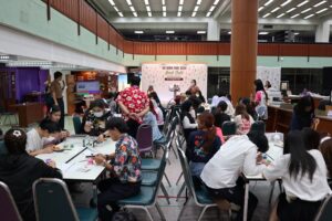 ภาพชุด กิจกรรมตอบคำถามชิงรางวัล RU Library Game