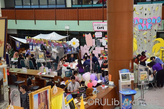 ภาพบูทกิจกรรม "Circulation Café สมัครสมาชิก (Member MemJai)" โดยหน่วยบริการทรัพยากรสารสนเทศ บริการยืม-คืน