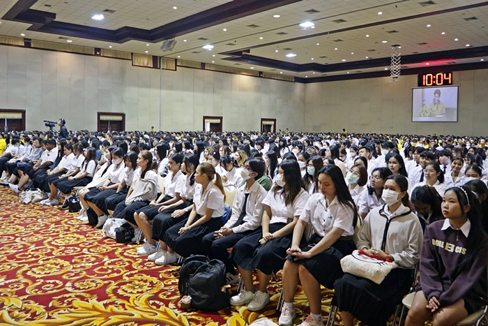 ภาพนักศึกษามหาวิทยาลัยรามคำแหง เข้าร่วมโครงการฯ
