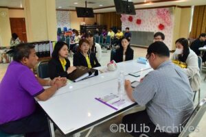ภาพงานนโยบายและแผน สำนักงานลขานุการ รับการตรวจติดตาม จากภาพคุณดนุพร พูลผล