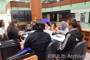 ภาพวันที่ 17 มิถุนายน 2568 การตรวจติดตามฯ หน่วยบริการทรัพยากรสารสนเทศ บริการยืม-คืน ฝ่ายบริการสารสนเทศ