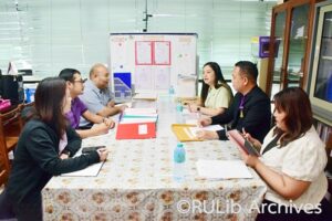 ภาพวันที่ 27 มิถุนายน 2568  การตรวจติดตามฯ งานประกันคุณภาพการศึกษา สำนักงานเลขานุการ