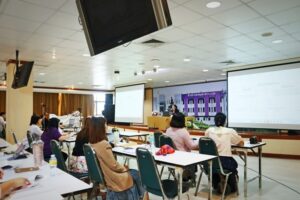 ภาพบรรยากาศ ระหว่างการฝึกอบรมเชิงปฏิบัติการฯ ในช่วงเช้า
