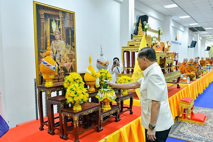 ภาพผู้ช่วยศาสตราจารย์วุฒิศักดิ์ ลาภเจริญทรัพย์ เป็นประธานในพิธี (1 พฤษภาคม 2569)