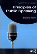 ภาพปกหนังสือ Principles of public speaking
