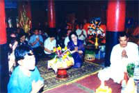 พิธีถวายผ้ากฐิน ผ้าห่มพระประธานและเครื่องบริวารกฐิน
