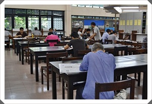 บริการหนังสือพิมพ์ ณ สำนักหอสมุดกลาง มหาวิทยาลัยรามคำแหง